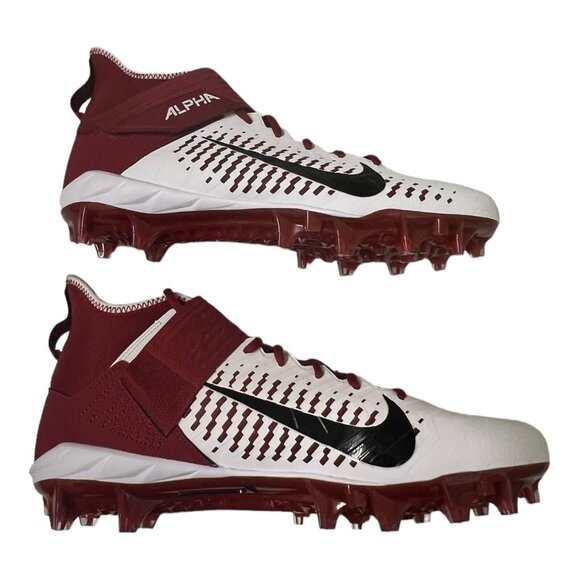Nike Alpha Menace Pro 2 Alabama Crimson Tide Football Cleats Size 13 BV3945-106 - Picture 5 of 9